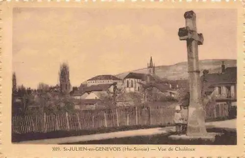 AK / Ansichtskarte  St-Julien-en-Genevois_Saint-Julien-en-Genevois_74_Haute-Savoie Vue de Chabloux Croix