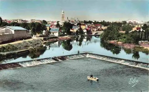 AK / Ansichtskarte  Perigueux_24_Dordogne Le Barrage Sainte-Claire au fond Saint Front