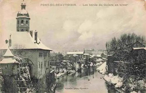 AK / Ansichtskarte  Pont-de-Beauvoisin_Le_73_Savoie Les bords du Guiers en hiver
