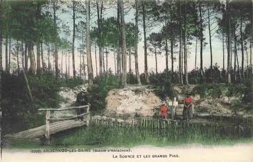 AK / Ansichtskarte  Andernos-les-Bains_33_Gironde La source et les grands pins