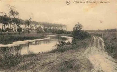 AK / Ansichtskarte  NIEUPORT_Nieuwpoort_West-Vlaanderen_Belgie L'Yser entre Nieuport et Dixmude