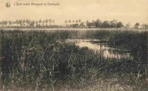 AK / Ansichtskarte  NIEUPORT_Nieuwpoort_West-Vlaanderen_Belgie L'Yser entre Nieuport et Dixmude