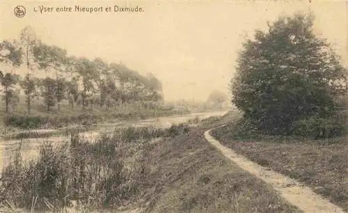 AK / Ansichtskarte  NIEUPORT_Nieuwpoort_West-Vlaanderen_Belgie L'Yser entre Nieuport et Dixmude