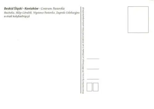 AK / Ansichtskarte  Koniakow_Istebna_PL Pozdrowienia z Centrum Pasterskiego