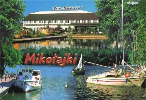 AK / Ansichtskarte 73982838 Mikolajki_PL Yachthafen Hotel Gotebiewski