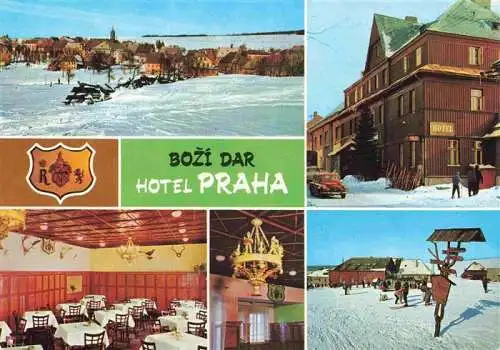 AK / Ansichtskarte  Bozi_Dar_Gottesgab_CZ Hotel Praha Gastraeume Teilansichten