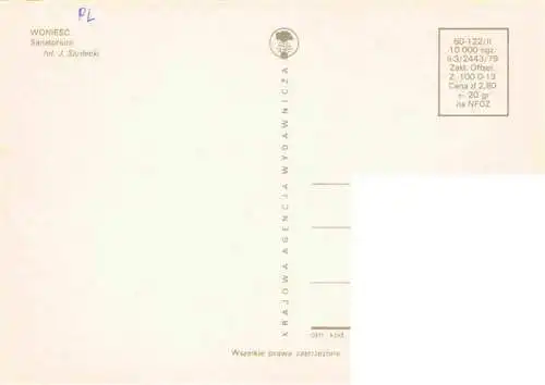 AK / Ansichtskarte  Koszalin_Koeslin_Pommern_PL Sanatorium Woniesc