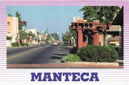 AK / Ansichtskarte  Manteca_California_USA Main street