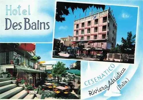 AK / Ansichtskarte 73982897 CESENATICO_IT Hotel des Bains Restaurant Terrasse