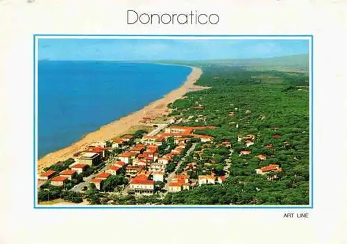 AK / Ansichtskarte  Donoratico_Castagneto_Carducci_Toscana_IT Kuestenpanorama Marina di Castagneto