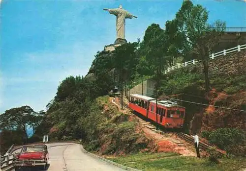 AK / Ansichtskarte  RIO_DE_JANEIRO_Brazil Monumento de Cristo Redentor Corcovado Rock