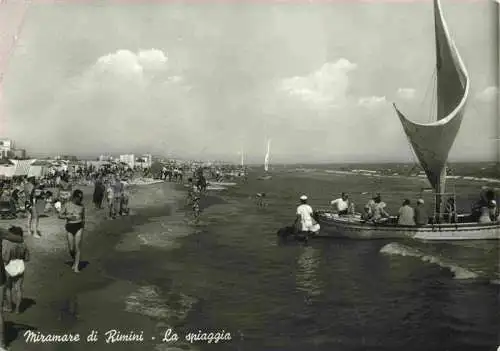 AK / Ansichtskarte  Miramare_di_Rimini_IT  La spiaggia