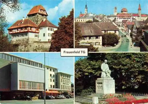 AK / Ansichtskarte  FRAUENFELD_TG Schloss Staedtli Casino Soldatendenkmal Militaerpost