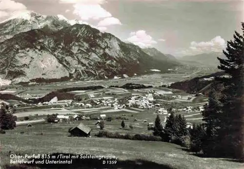 AK / Ansichtskarte 73982947 Ober-Perfuss_Oberperfuss_Innsbruck_Tirol_AT Panorama mit Solsteingruppe Bettelwurf und Unterinntal