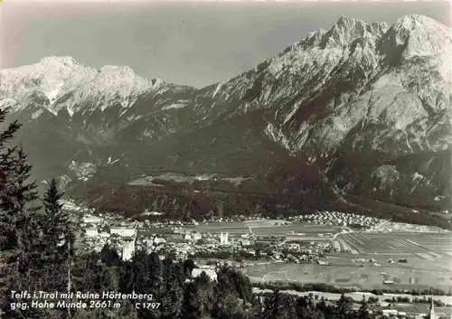 AK / Ansichtskarte  Telfs_Tirol_AT Panorama Ruine Hoertenberg gegen Hohe Munde