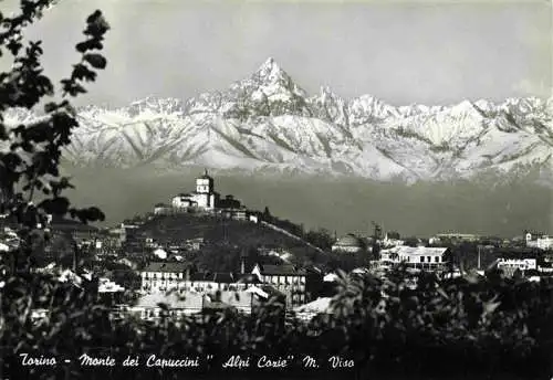 AK / Ansichtskarte 73982972 TORINO_Turin_IT Panorama Monte dei Capuccini Alpi Cozie Monte Viso