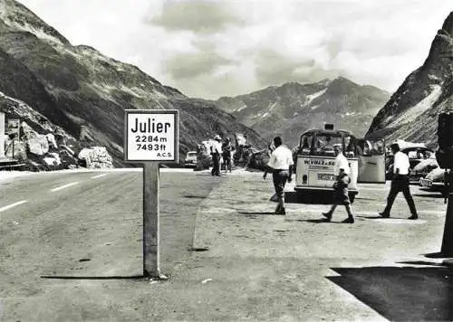 AK / Ansichtskarte  Julierpasshoehe_2284m_GR mit Berninagruppe