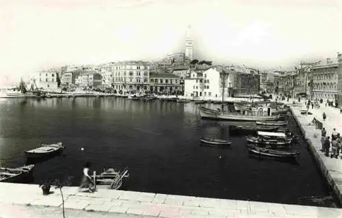 AK / Ansichtskarte  Rovinj_Rovigno_Istrien_Croatia Hafen Promenade