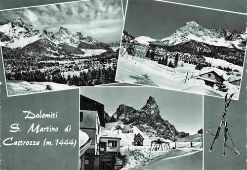 AK / Ansichtskarte 73982993 San_Martino_di_Castrozza_IT Winterpanorama Dolomiten