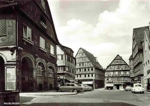 AK / Ansichtskarte  Waiblingen_Rems Altstadt Fachwerkhaeuser