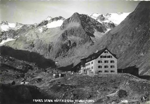 AK / Ansichtskarte 73983000 Neustift__Stubaital_Tirol_AT Franz-Senn-Huette Berghaus Stubaier Alpen