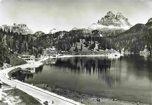 AK / Ansichtskarte  Lago_di_Misurina_Auronzo_di_Cadore_Veneto_IT Panorama Tre Cime di Lavaredo Dolomiti