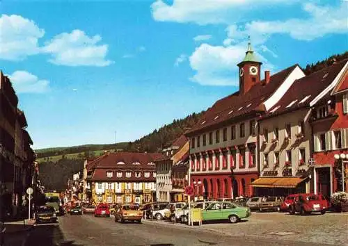 AK / Ansichtskarte 73983011 Triberg_Schwarzwald_BW Rathausblick