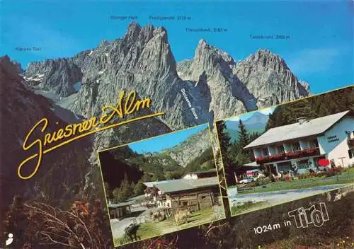 AK / Ansichtskarte  Kirchdorf_Wilder_Kaiser_Tirol_AT Griesner Alm Pension Hornauer Kleines Toerl Totenkirchl