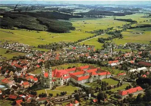 AK / Ansichtskarte  Ottobeuren Basilika Ottobeuren Fliegeraufnahme