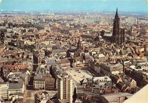 AK / Ansichtskarte  Strasbourg__Strassburg_67_Bas-Rhin Vue aérienne La Cathédrale La Place Kleber