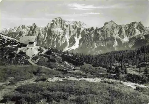 AK / Ansichtskarte  Rifugio_Venezia_al_Pelmo_2000m_Sorapiss_Monte_Veneto_IT Club Alpino Italiano Panorama Berghuette