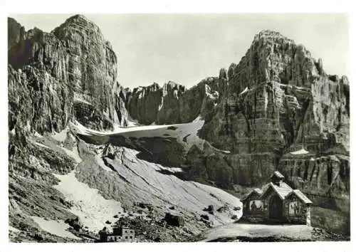 AK / Ansichtskarte  San_Lorenzo_in_Banale Rifugio Silvio Agostini e Chiesetta Alpina Val d'Ambiès Dolomiti Berghaus Dolomiten