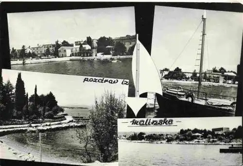 AK / Ansichtskarte 73983184 Malinska__Krk_Croatia Teilansichten Hafen Bucht