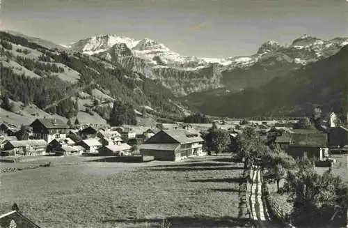 AK / Ansichtskarte  Lenk_Simmental_BE mit Wildstrubel Gletscherhorn und Laufbodenhorn
