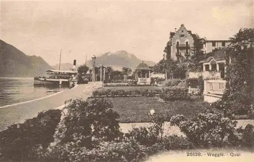 AK / Ansichtskarte  Weggis_Vierwaldstaettersee Am Quai