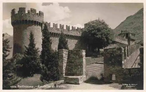 AK / Ansichtskarte  BELLINZONA_TI Castello di Svitto Feldpost