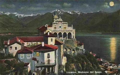 AK / Ansichtskarte  LOCARNO_Lago_Maggiore_TI Madonna del Sasso