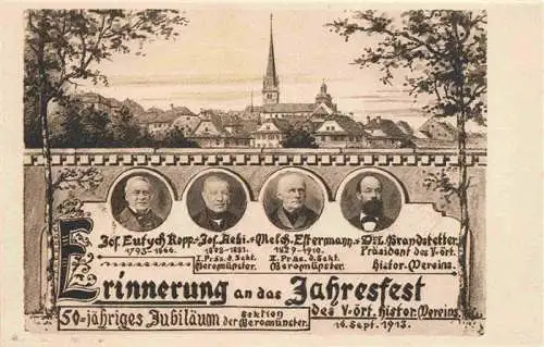 AK / Ansichtskarte  Beromuenster_LU Panorama Jahresfest der Sektion Beromuenster