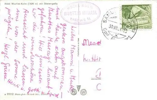 AK / Ansichtskarte  Muottas-Kulm_Muottas_Muragl_Muottas_Murail_2453m_GR Hotel Muottas Kulm mit Oberengadin und Segelflieger