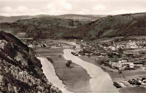 AK / Ansichtskarte 73983328 Bodenwerder Panorama Blick von der Lutterburgshoehe Jod-Solbad an der Weser