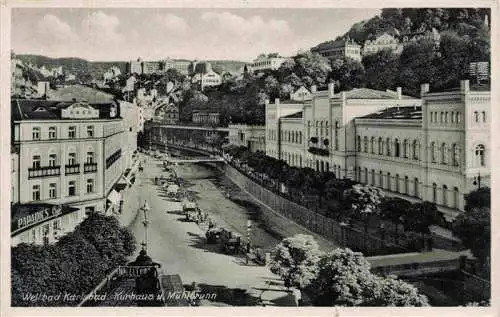 AK / Ansichtskarte  Karlsbad_Eger_KARLOVY_VARY_CZ Kurhaus und Muehlbrunn