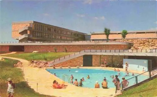 AK / Ansichtskarte  Nazareth__Illit_Israel Convalescent Home of Mivtahim Swimming Pool