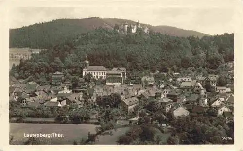 AK / Ansichtskarte  Leutenberg_Saalfeld_Thueringen Panorama Blick zum Schloss