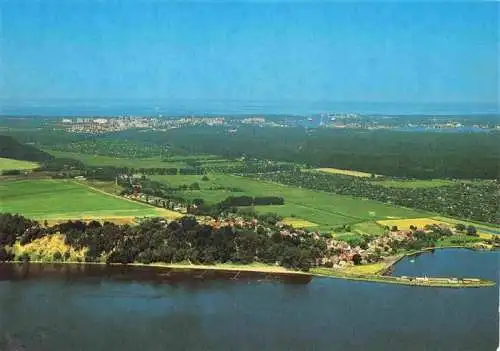 AK / Ansichtskarte  Kamminke Panorama im Vordergrund Kleines Haff Insel Usedom