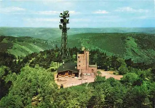 AK / Ansichtskarte 73983376 Maikammer Kalmithaus im Pfaelzer Wald Berggasthof Aussichtsturm Sender