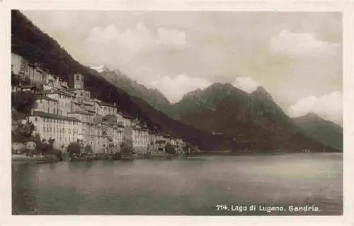 AK / Ansichtskarte  Gandria_Lago_di_Lugano Panorama