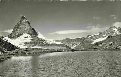 AK / Ansichtskarte  Zermatt_VS Riffelte und Matterhorn