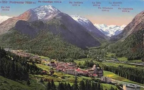 AK / Ansichtskarte  Pontresina_GR Panorama