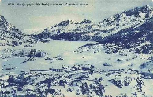 AK / Ansichtskarte  Maloja_GR mit Piz Sutlej und Corvatsch
