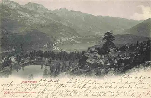 AK / Ansichtskarte  Hahnensee_St_Moritz_GR Panorama